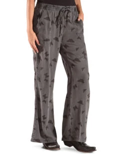 Billy T Women's Butterfly Drawstring Pants -Deals Wild Cowgirl Style Store 2000240703 400 D1