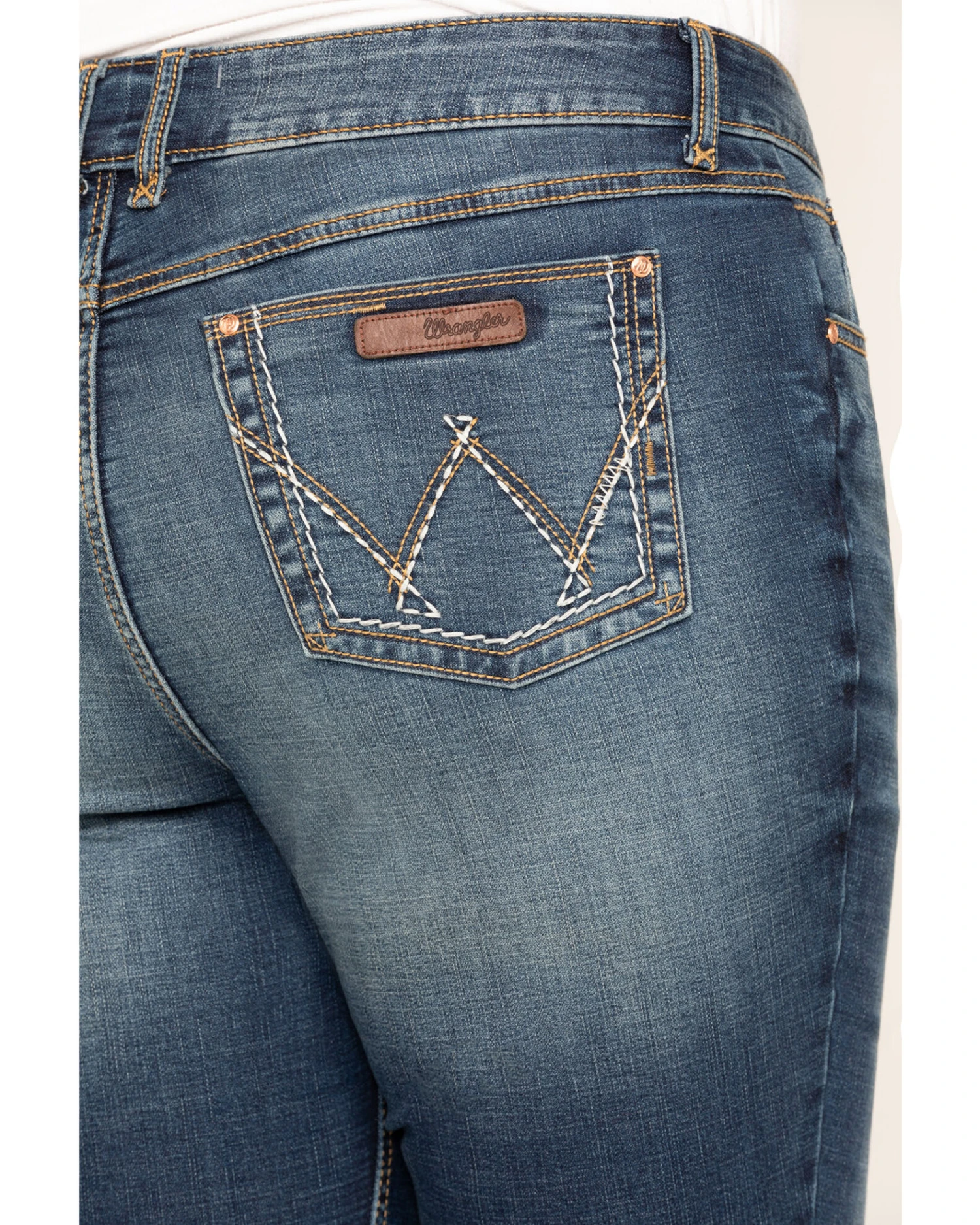 Wrangler Retro Women's Dark Mae Bootcut Jeans - Plus 3 Wrangler Retro Women's Dark Mae Bootcut Jeans - Plus