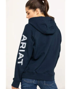 Ariat Women's FR Primo Fleece Logo Hooded Sweatshirt -Deals Wild Cowgirl Style Store 2000281180 410 P2