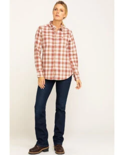 Ariat Women's FR Victoria Plaid Print Long Sleeve Work Shirt 10 Ariat Women's FR Victoria Plaid Print Long Sleeve Work Shirt -Deals Wild Cowgirl Style Store 2000283798 800 P6