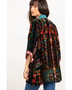 Johnny Was Women's Abril Velvet Reversible Kimono 10 Johnny Was Women's Abril Velvet Reversible Kimono -Deals Wild Cowgirl Style Store 2000287968 900 P2