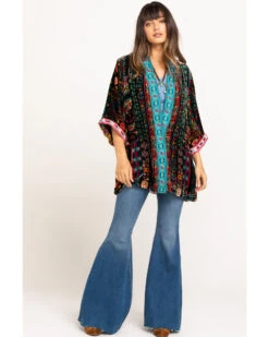 Johnny Was Women's Abril Velvet Reversible Kimono 11 Johnny Was Women's Abril Velvet Reversible Kimono -Deals Wild Cowgirl Style Store 2000287968 900 P6