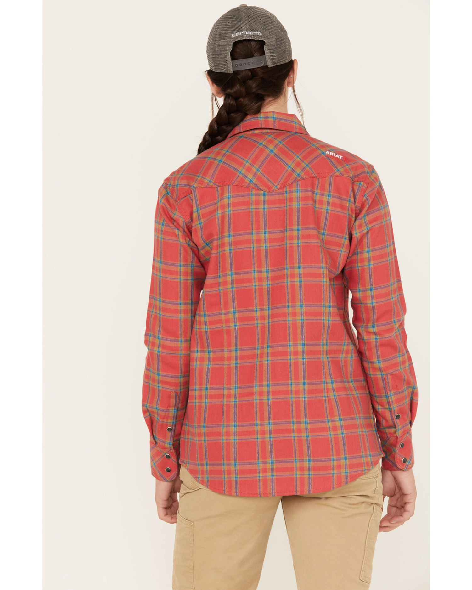 Ariat Women's Fire Resistant Retro Boot Barn Exclusive Long Sleeve Button Down Work Shirt 6 Ariat Women's Fire Resistant Retro Boot Barn Exclusive Long Sleeve Button Down Work Shirt - Image 4