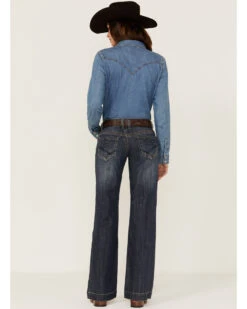 Stetson Women's 214 Dark Wash City Trousers 8 Stetson Women's 214 Dark Wash City Trousers -Deals Wild Cowgirl Style Store 2000308242 400 P3