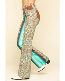 Ranch Dress'n Women's Durango Printed Trousers 11 Ranch Dress'n Women's Durango Printed Trousers -Deals Wild Cowgirl Style Store 2000321054 440 P3