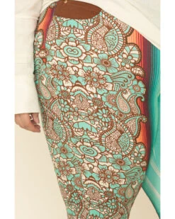 Ranch Dress'n Women's Durango Printed Trousers - Plus -Deals Wild Cowgirl Style Store 2000321936 900 P3