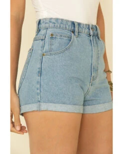 Rolla's Women's Light Wash Rolled Hem Duster Shorts -Deals Wild Cowgirl Style Store 2000323215 400 P4