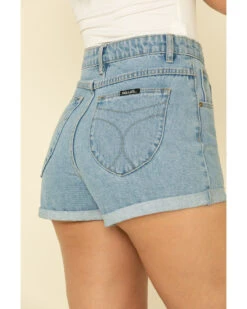 Rolla's Women's Light Wash Rolled Hem Duster Shorts -Deals Wild Cowgirl Style Store 2000323215 400 P5