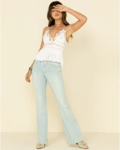 Free People Women's Adella Cami Lace Ruffled Tank Top -Deals Wild Cowgirl Style Store 2000325212 100 P3