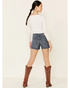 Ariat Women's Mid Rise Boyfriend Shorts 11 Ariat Women's Mid Rise Boyfriend Shorts -Deals Wild Cowgirl Style Store 2000330660 400 P4