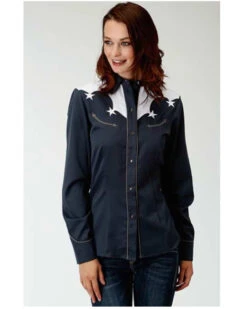 Roper Women's Star Long Sleeve Western Shirt