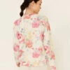 PJ Salvage Women's Happy Blooms Floral Print Long Sleeve Top -Deals Wild Cowgirl Style Store 2000339483 104 P4