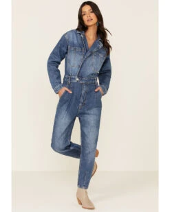 Free People Women's Denim Maris Coveralls -Deals Wild Cowgirl Style Store 2000339732 400 P2