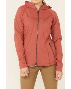 Ariat Women's Marsala Attain Thermal Zip-Front Hoodie -Deals Wild Cowgirl Style Store 2000341911 640 P3