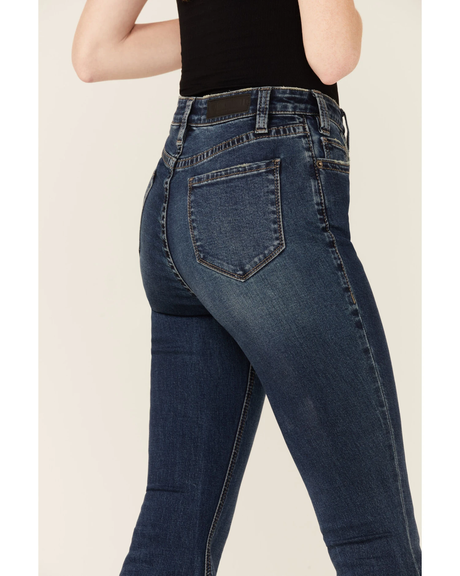 Rock & Roll Denim Women's Seamed Bell Bottom Jeans 6 Rock & Roll Denim Women's Seamed Bell Bottom Jeans - Image 4