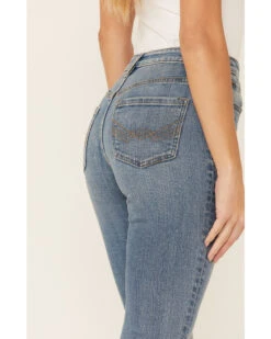 Idyllwind Women's Medium Wash Old West High Risin' Released Hem Flare Jeans -Deals Wild Cowgirl Style Store 2000352047 420 P3