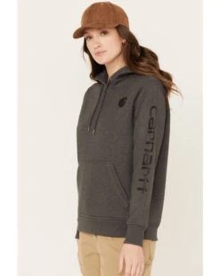 Carhartt Women's Clarksburg Graphic Sleeve Pullover Sweatshirt Hoodie -Deals Wild Cowgirl Style Store 2000352803 001 P1