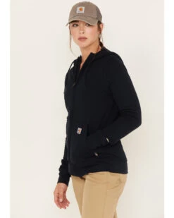 Carhartt Women's Force FR Relaxed Fit Zip Front Sweatshirt Work Hoodie -Deals Wild Cowgirl Style Store 2000353508 410 P2