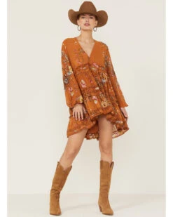 Free People Women's Cherry Blossom Mini Dress