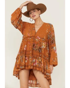 Free People Women's Cherry Blossom Mini Dress -Deals Wild Cowgirl Style Store 2000354241 200 P4