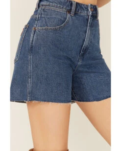 Wrangler Women's Seaside High Rise A-Line Cutoff Shorts -Deals Wild Cowgirl Style Store 2000358519 400 P2