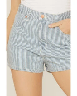 Wrangler Women's Hick Horey Stripe Carpenter Shorts -Deals Wild Cowgirl Style Store 2000358524 400 P2
