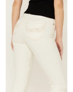 Idyllwind Women's Rebel Natural Wash Signature Back Pocket Mid Rise Flare Jeans