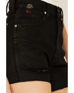 Wrangler X Fender Women's High Rise Festival Shorts -Deals Wild Cowgirl Style Store 2000360370 001 P4