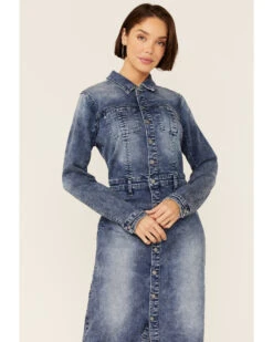 Billy T Women's Denim Millie Midi Dress -Deals Wild Cowgirl Style Store 2000361080 400 P2