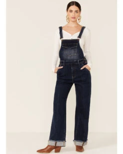 Billyt T Women's Paint Union Wide Leg Overalls -Deals Wild Cowgirl Style Store 2000361086 400 P1