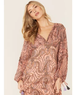 Free People Women's Multicolored Mirage Maxi Dress -Deals Wild Cowgirl Style Store 2000362308 840 P4