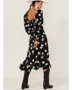 Band Of Gypsies Women's Primrose Floral Midi Dress