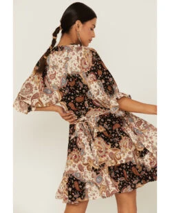 Band Of The Free Women's Ember Patchwork Dress -Deals Wild Cowgirl Style Store 2000363407 900 P4