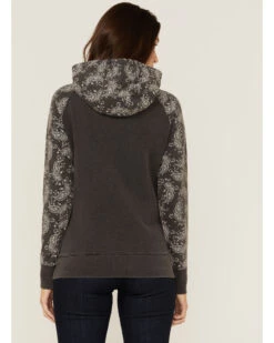 Hooey Women's Rope Like A Girl Bandana Print Pullover Hoodie Sweatshirt -Deals Wild Cowgirl Style Store 2000363502 022 P4