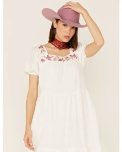 Johnny Was Women's Viviana Embroidered Midi Dress -Deals Wild Cowgirl Style Store 2000363640 100 P2