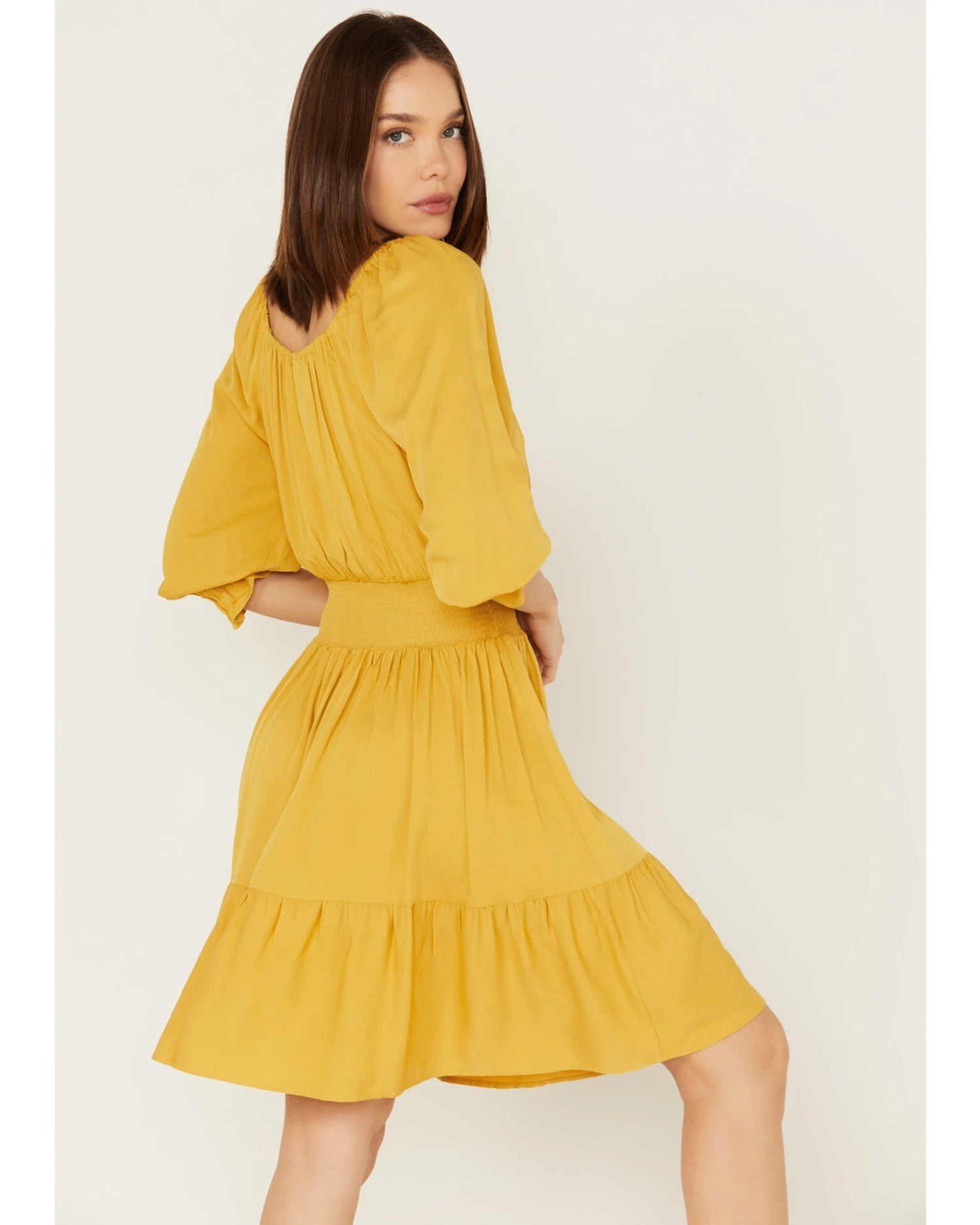 Wrangler Retro Women's Western Long Sleeve Vintage Ruffle Dress 3 Wrangler Retro Women's Western Long Sleeve Vintage Ruffle Dress