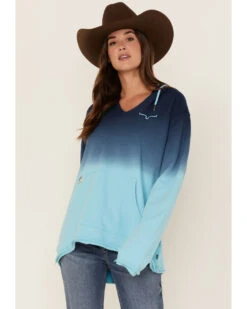 Kimes Ranch Women's Sante Fe Dip Dye Sweatshirt Hoodie