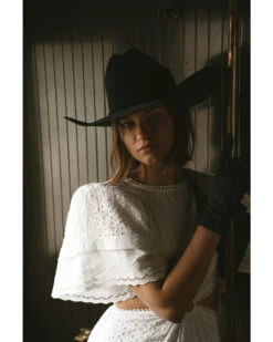 Maia Bergman Women's Ori Crochet Eyelet Open Back Maxi Dress 9 Maia Bergman Women's Ori Crochet Eyelet Open Back Maxi Dress -Deals Wild Cowgirl Style Store 2000367310 100 P1