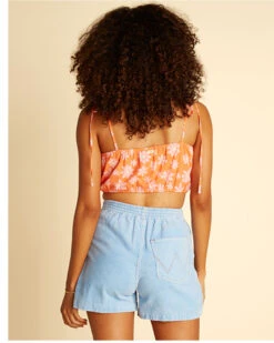 Billabong X Wrangler Women's High Rise According To Corduroy Shorts -Deals Wild Cowgirl Style Store 2000368007 400 P3