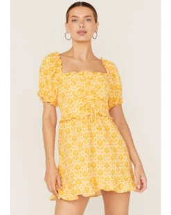 Show Me Your Mumu Women's Sophie Floral Print Mini Dress -Deals Wild Cowgirl Style Store 2000368254 702 P1