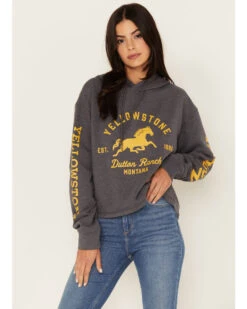 Wrangler Women's Yellowstone® Cropped Hoodie -Deals Wild Cowgirl Style Store 2000379143 022 P1