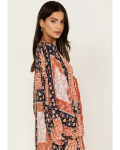 Jen's Pirate Booty Women's Roma La Perouse Floral Patchwork Print Maxi Dress -Deals Wild Cowgirl Style Store 2000379666 001 P2