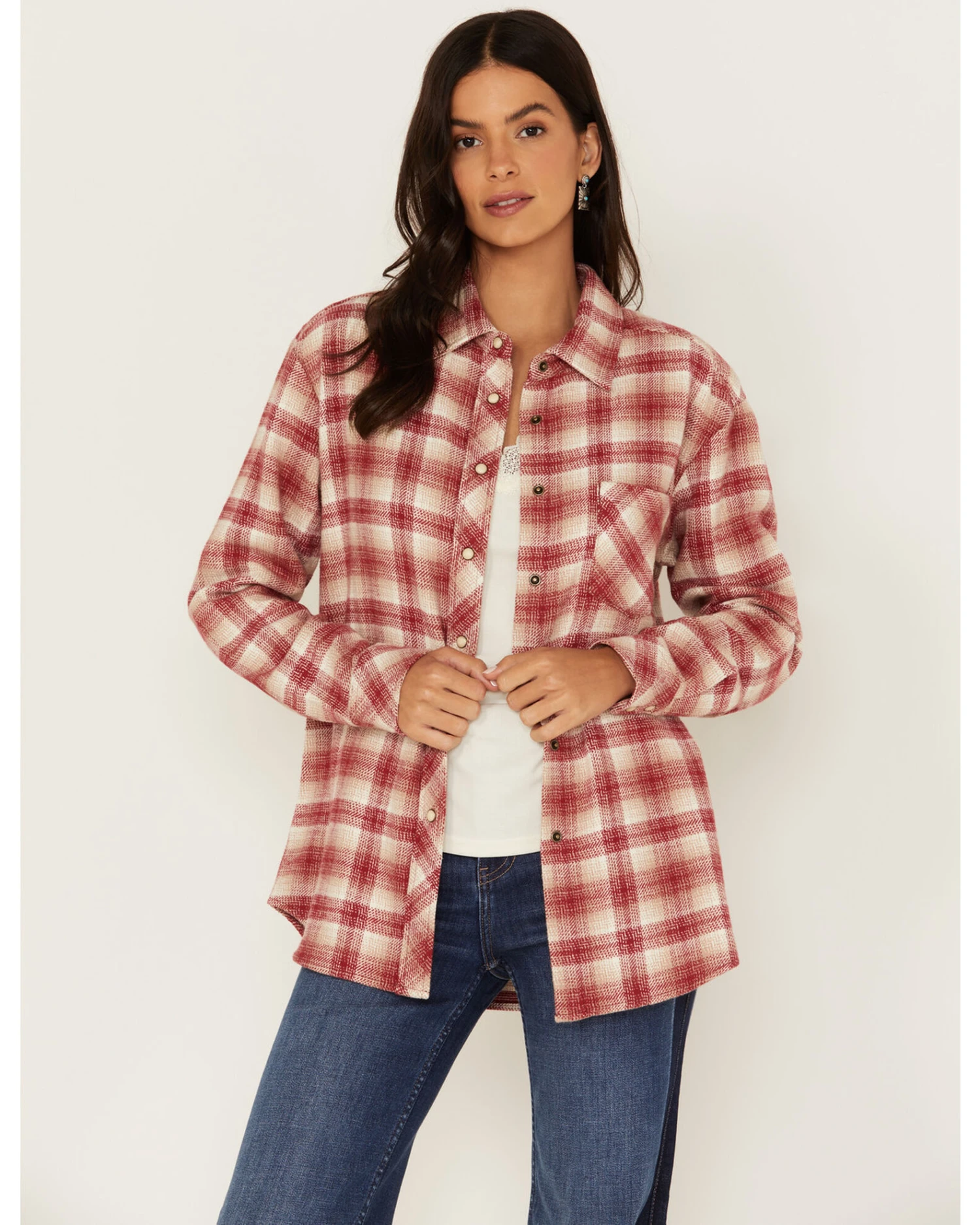 Idyllwind Women's Plaid Print Roby Shirt 4 Idyllwind Women's Plaid Print Roby Shirt - Image 2