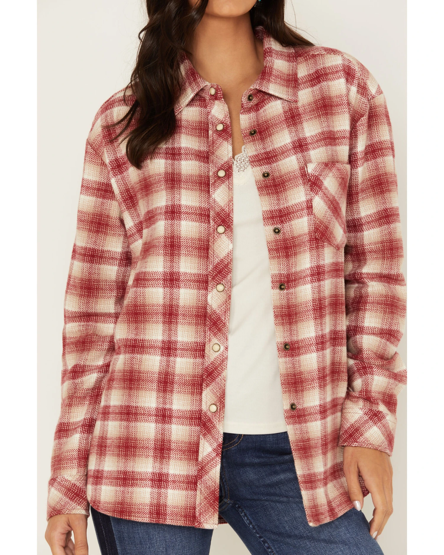 Idyllwind Women's Plaid Print Roby Shirt 5 Idyllwind Women's Plaid Print Roby Shirt - Image 3