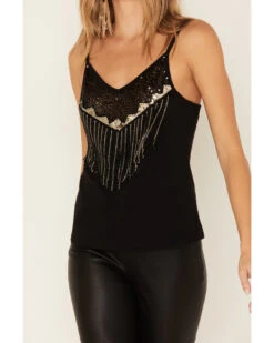 Idyllwind Women's Powell Sequin Fringe Cami 9 Idyllwind Women's Powell Sequin Fringe Cami -Deals Wild Cowgirl Style Store 2000380701 001 P3