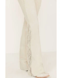 Idyllwind Women's Huntsville High Rise Leather Fringe Flare Pants -Deals Wild Cowgirl Style Store 2000381358 026 P3