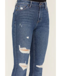 Idyllwind Women's Navaho Dark Wash High Risin' Distressed Bootcut Jeans -Deals Wild Cowgirl Style Store 2000381386 416 P2