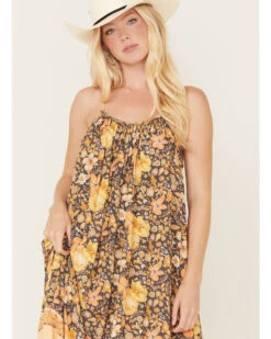 Spell Women's Hibiscus Lane Strappy Maxi Dress -Deals Wild Cowgirl Style Store 2000381811 001 P2