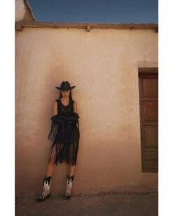 Wonderwest Women's Fringe Hem Mini Dress -Deals Wild Cowgirl Style Store 2000382478 001 P1