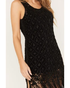 Wonderwest Women's Fringe Hem Mini Dress -Deals Wild Cowgirl Style Store 2000382478 001 P4